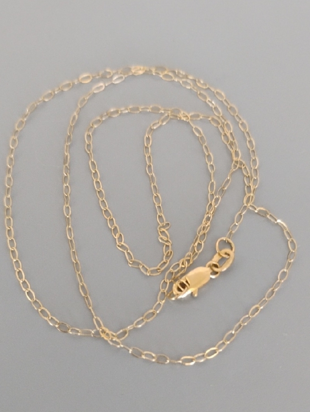 Flash Sale!14 K Gold Cable Chain Necklace